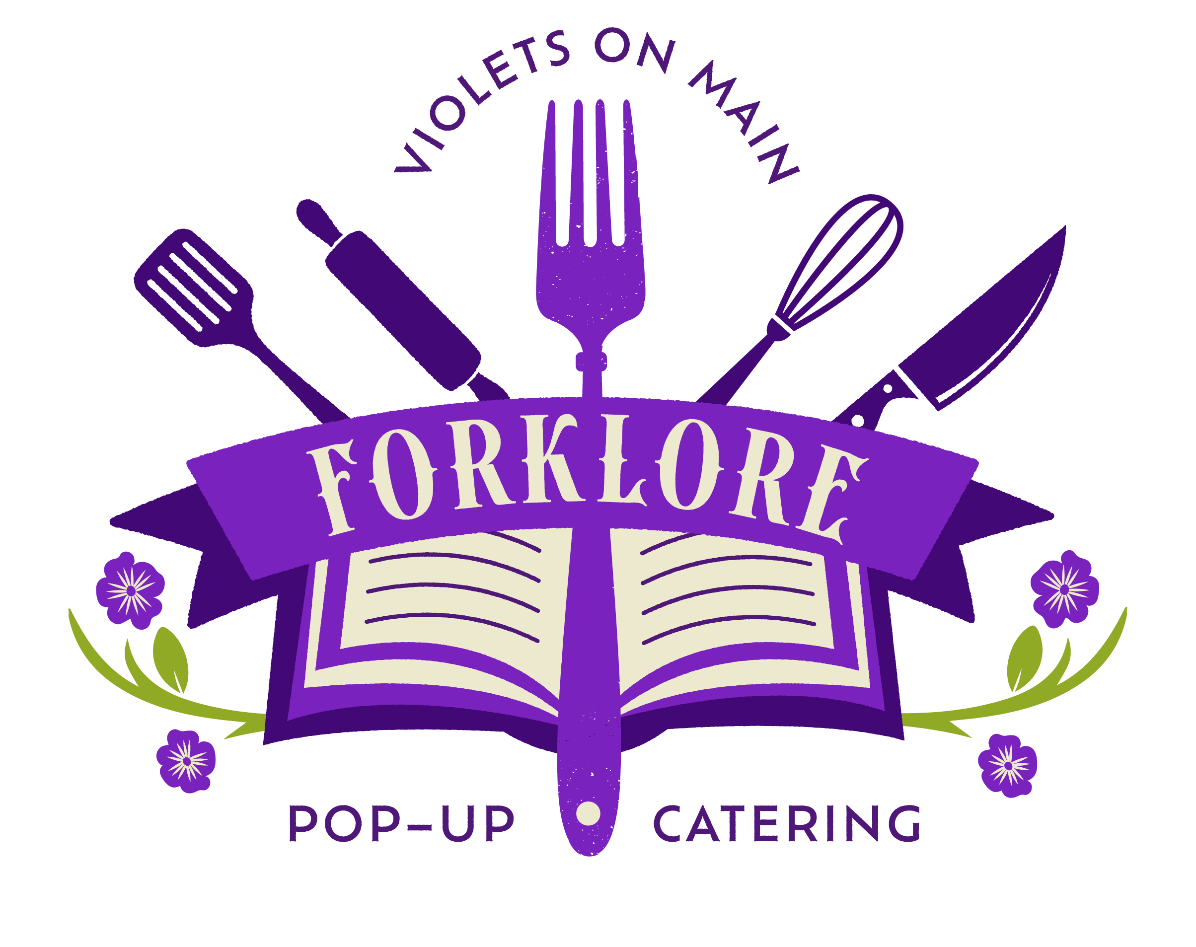 A smiling team behind the Forklore pop-up booth